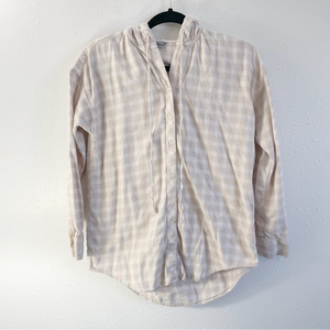Aerie flannel‎ xs hoodie